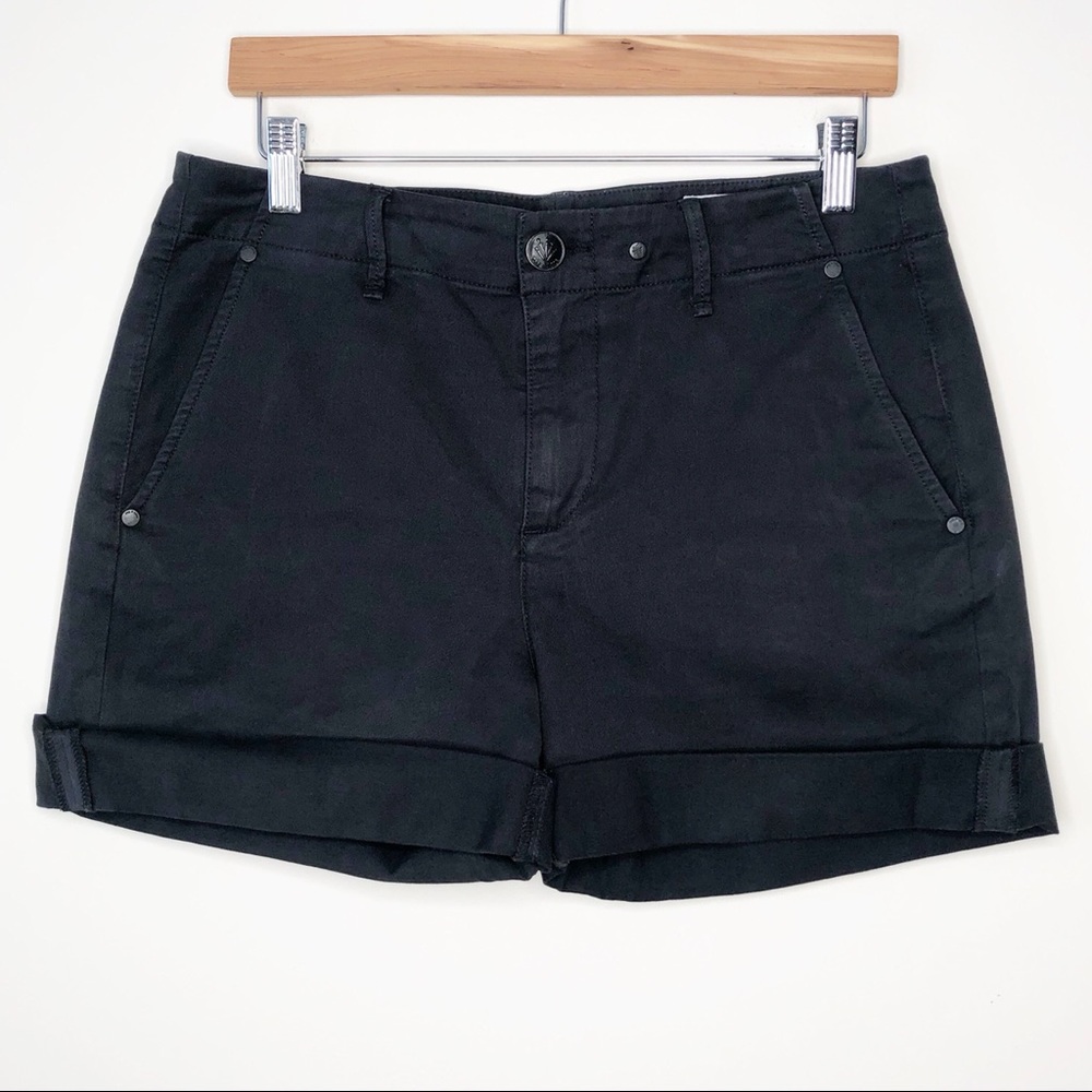 Rag & Bone Black Cotton Shorts 26